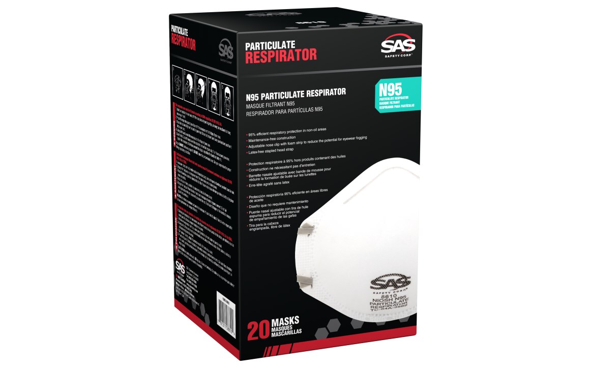 SAS Safety Group | N95 Particulate Respirator - 20PK